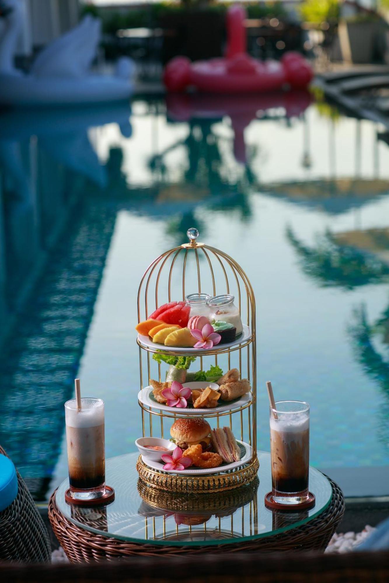 Grand Sunrise Palace Hoi An- A Luxury Indochine Hotel & Spa Luaran gambar Afternoon tea at the Royal Mirage